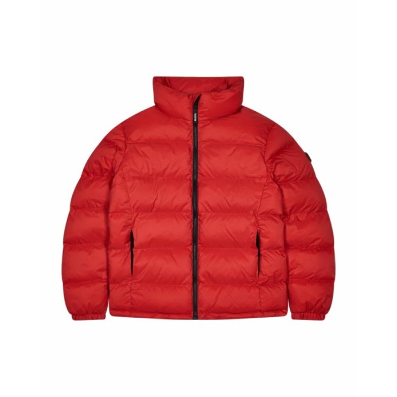 Red Men\'s Trapstar It\'s a Secret Puffer Outerwear USA | TK37-625