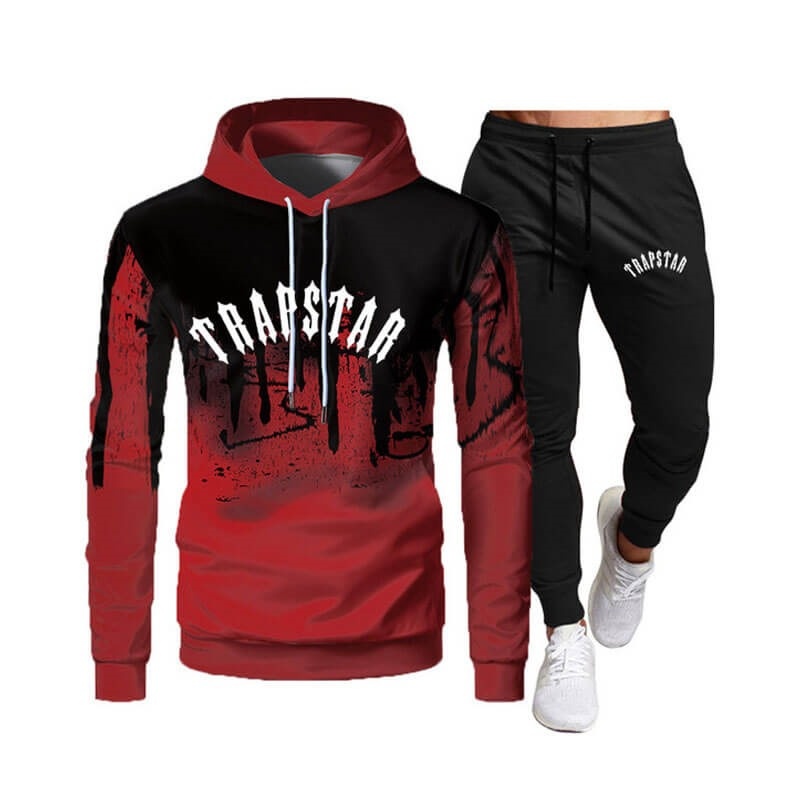 Red Men\'s Trapstar It\'s a Secret Streetwear Tracksuit USA | KY88-427