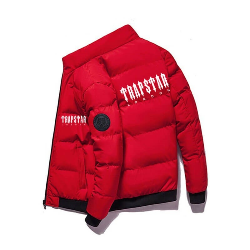 Red Men\'s Trapstar Winter London Jackets USA | UB92-515