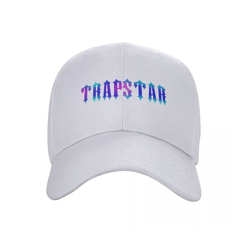 White Men\'s Trapstar Black Cap Hats USA | TF57-283