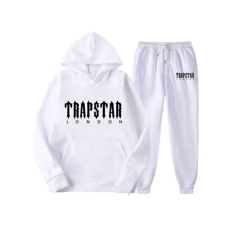 White Men\'s Trapstar Fleece London Tracksuit USA | PG31-483