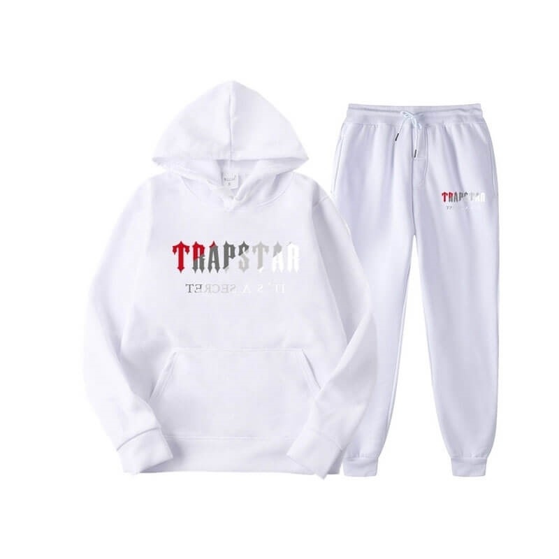 White Men\'s Trapstar It\'s Secret Tracksuit USA | SE83-594