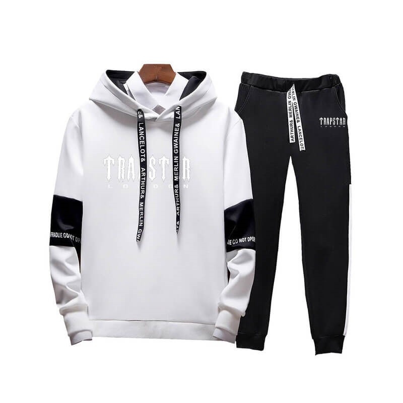 White Men\'s Trapstar Merch London Hooded Tracksuit USA | TV25-708