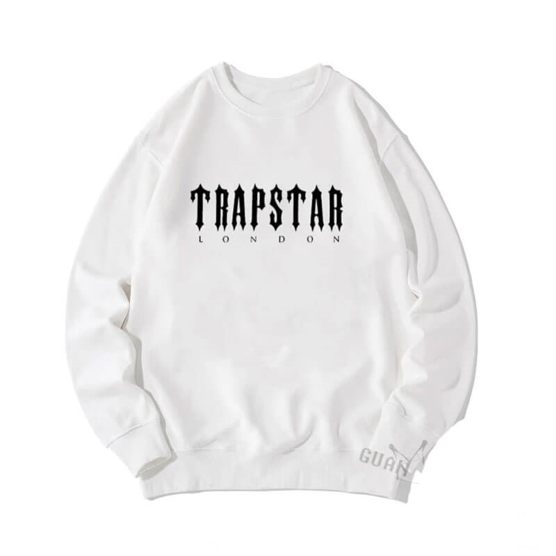 White Men\'s Trapstar Merch London Sweatshirts USA | AK21-161