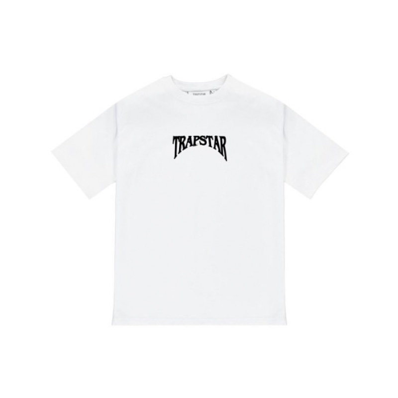 White Men's Trapstar Panthera Tee T Shirts USA | ZK89-891