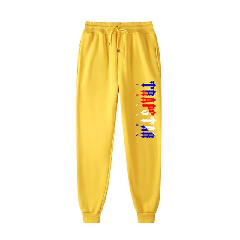 Yellow Men\'s Trapstar Fleece London Shining Pants USA | NW08-121