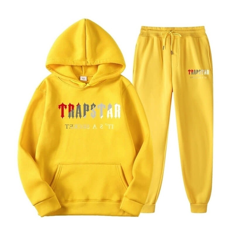 Yellow Men\'s Trapstar It\'s A Secret Tracksuit USA | KA96-958