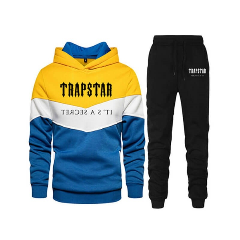 Yellow Men\'s Trapstar Jogging Suit Tracksuit USA | BP48-612